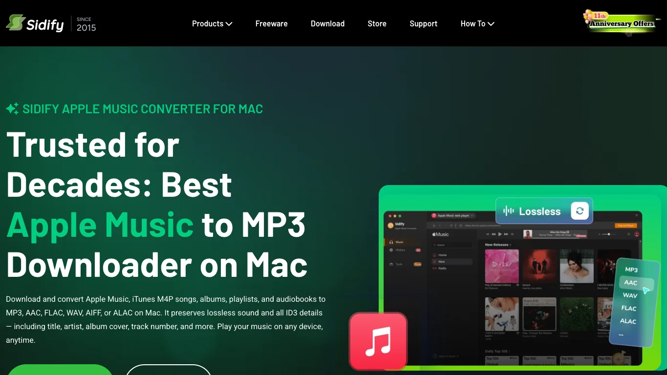 Página pública de Sidify Apple Music Converter