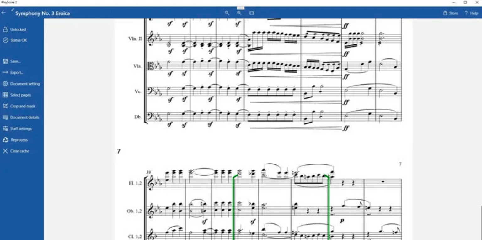 PlayScore 2 Mobile App Interface