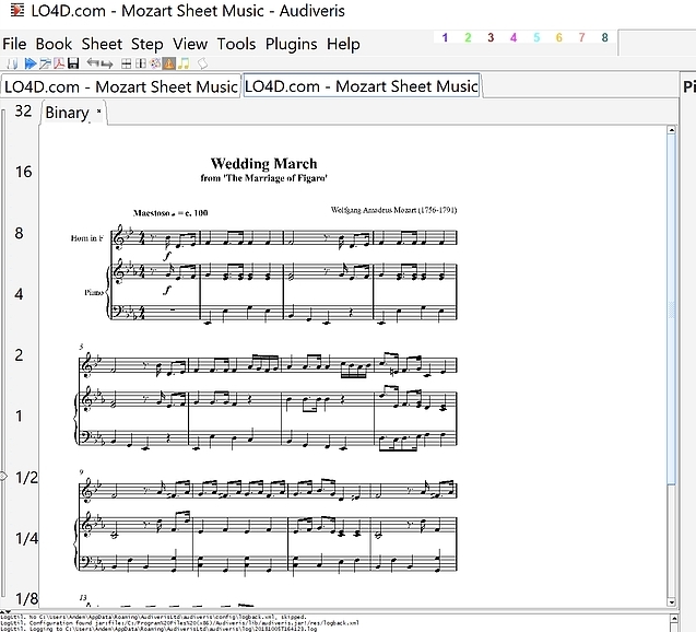 Audiveris open-source OMR software interface