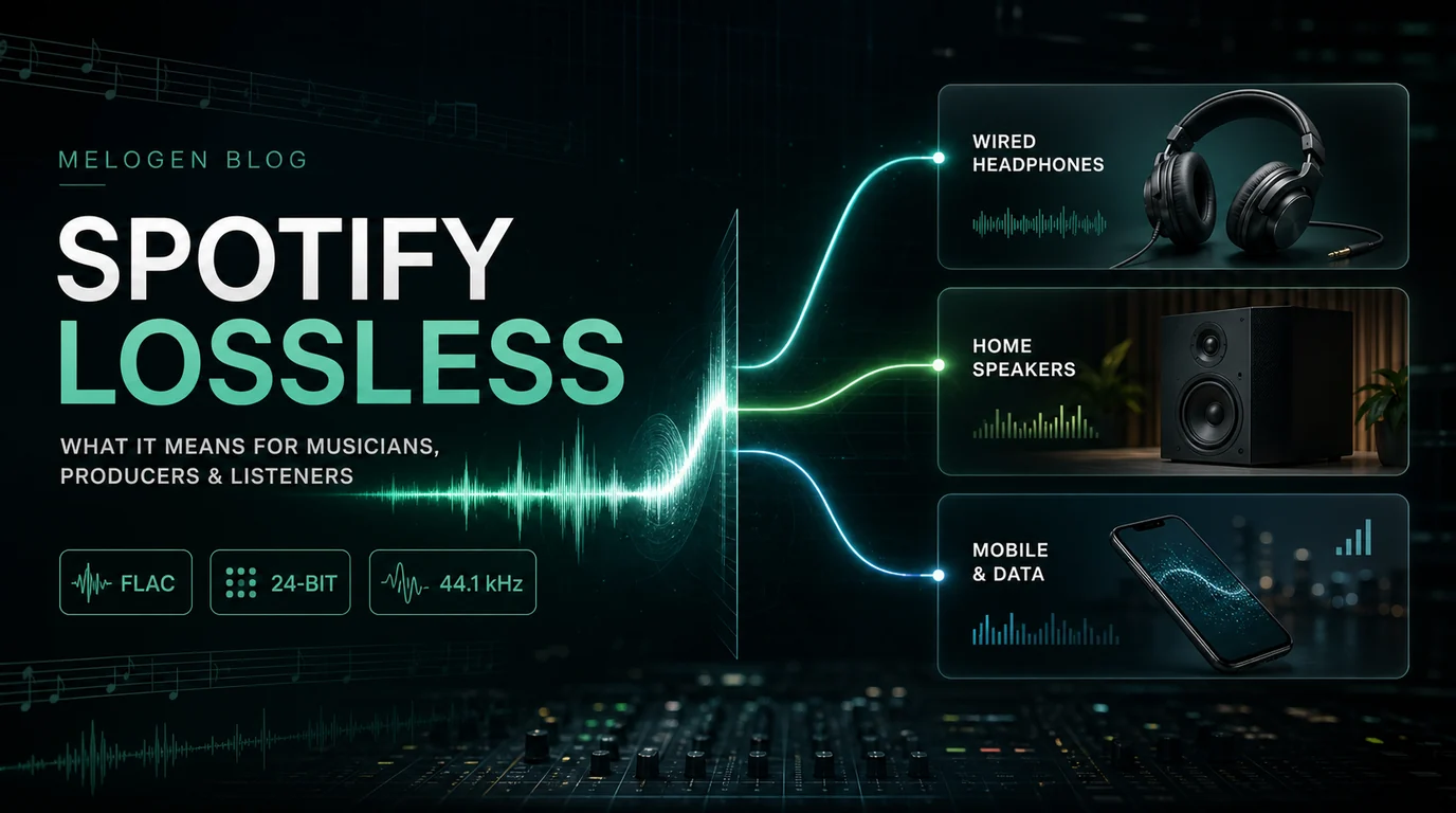 Parcours Spotify Lossless avec casque filaire enceintes et données mobiles