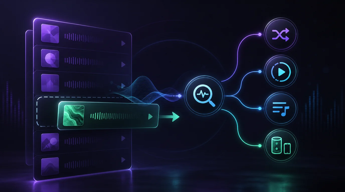 Diagnostic flow tracing an unexpected track through playlist playback controls