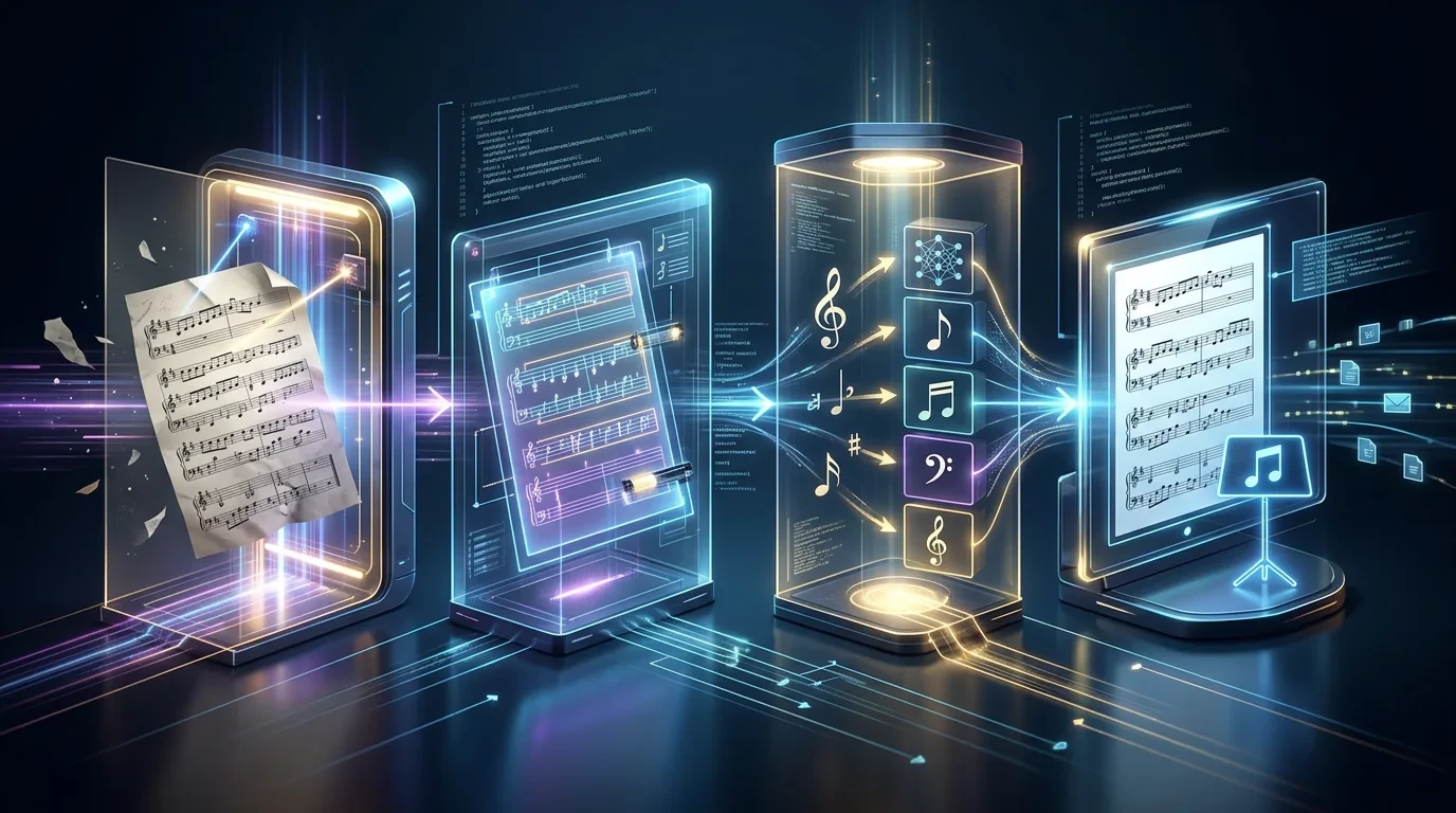 Illustration for how omr works: the four stages of recognition — To appreciate what OMR does for our workflow, it helps to understand the quiet h